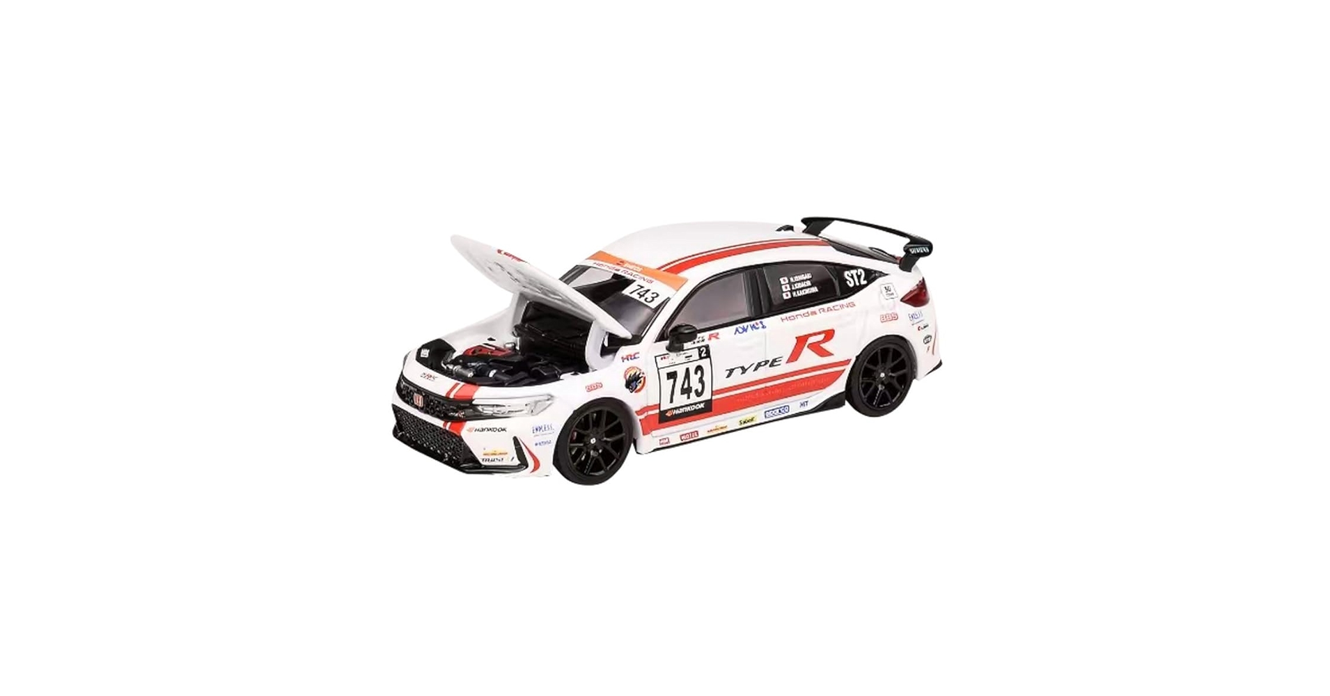 Amazon | MOTORHELIX 1/64 Honda Civic Type R (FL5) R&D Challenger